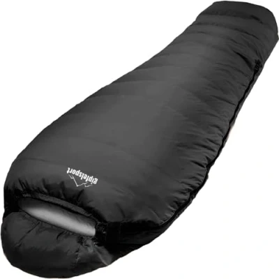 Abbildung von Gipfelsport Ultraleicht Schlafsack 3 Jahreszeiten [ 10C, 0C] Ultralight Sleeping Bag [1300g] Ultraleichter Mumienschlafsack [200GSM] Trekking für Outdoor, Reisen und Camping