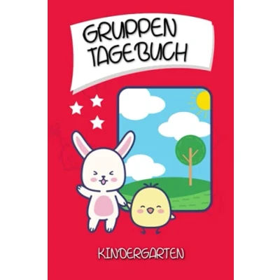 Abbildung von Gruppen Tagebuch Kindergarten: Logbuch zum Planen und Strukturieren des Erzieher Alltags im Kindergarten, Kita oder Krippe