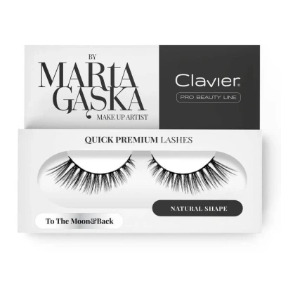 Abbildung von CLAVIER_Quick Premium lashes on a strip To The Moon &amp;amp Back 801