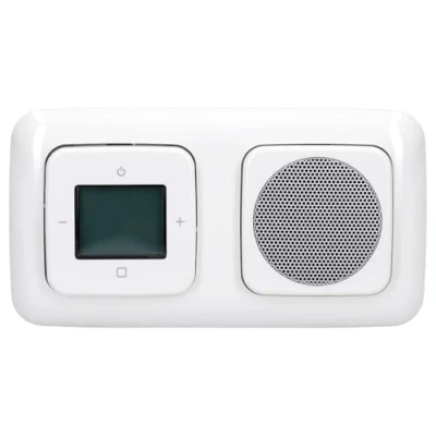 Abbildung von Komplett Set BUSCH JAEGER, iNet Radio, Lautsprecher weiß Reflex SI