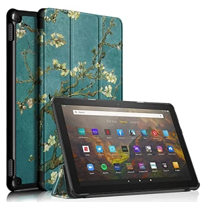 Abbildung von ODQQDO Tablet Fall für 10 &amp; ＨＤ Plus (nur mit 11 Generation, 2021 Release) Smart Stand Protective Case Ultra Light Auto Sleep Wake Apricot Blossom