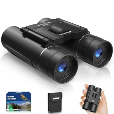 Abbildung von BEBANG fernglas 10x25 für Kinder Erwachsene, kleines kompaktes leichtes Mini Vogelbeobachtung Reisen Jagd Sightseeing