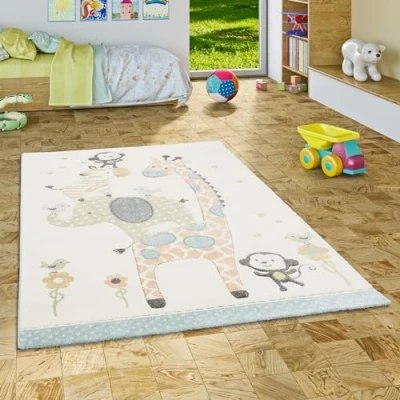 Abbildung von Pergamon Kinderteppich Kinder Teppich Maui Kids Safari Tiere, Rechteckig, Höhe: 13 mm