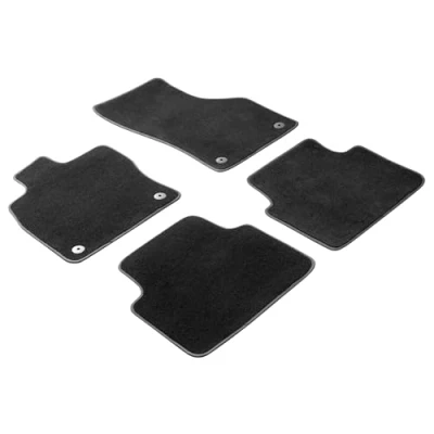 Abbildung von WALSER 80745 Fußmattensatz Textil vorne und hinten 4 schwarz Maßgefertigt VOLKSWAGEN: Passat B8 Variant, Limousine