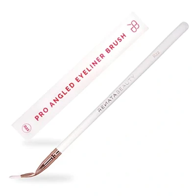 Abbildung von Renata Beauty R22 Eyeliner Pinsel Fine Point Abgewinkelter Liner für Gel und Liquid Premium Tool scharfe präzise Linien Dünner gebogener