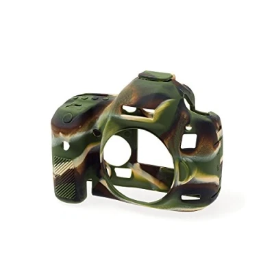 Abbildung von easyCover Silikon Kameratasche Schutz für Ihre Kamera Canon 5D Mark 3/5DS R/5DS Camouflage