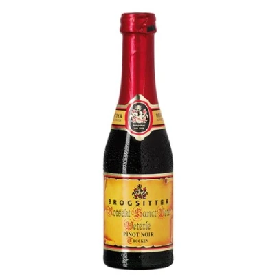 Abbildung von 12x 0,2l Brogsitter Rotsekt Sanct Peter &quot;Peterle&quot; Pinot Noir Sekt Piccolo Deutschland Roter trocken
