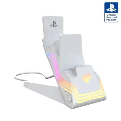 Abbildung von PDP PS5 DualSense WAVE Pad Ladegerät weiß