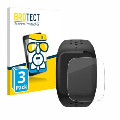Abbildung von BROTECT Schutzglas für Polar M430 (3 Stück) Schutzfolie Panzer Folie Glas [Extrem Kratzfest 9H, Anti Fingerprint, Ultra Transparent]