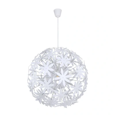 Abbildung von Globo Hängeleuchte, Leuchtmittel nicht inklusive, Design Pendel Leuchte Schlaf Zimmer Decken Hänge Lampe Blüten