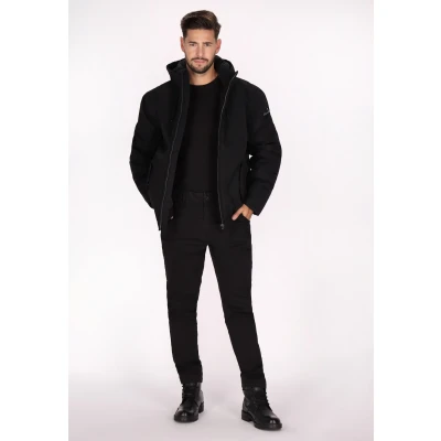 Abbildung von Dreimaster Winterjacke, Herren, Größe: XL, Schwarz