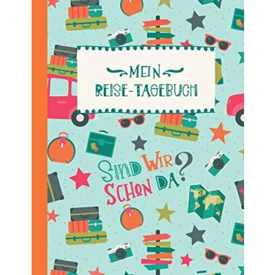 Abbildung von Reise Tagebuch: Kinder Reisetagebuch für Ferien Zum Eintragen, Malen, Einkleben Großes Tagebuch Urlaube Unterwegs Aktivitätsbuch, Urlaubstagebuch Mädchen Jungen