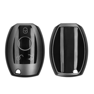 Abbildung von kwmobile Schlüsseltasche Autoschlüssel Hülle für Mercedes Benz (1 tlg), Schlüsselhülle Silikon Case Schlüssel Cover