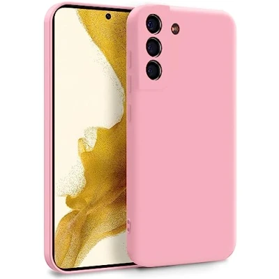 Abbildung von MyGadget Hülle für Samsung Galaxy S22 Plus Zweilagige Handyhülle mit Kameraschutz Cover Innenfutter &amp; Silikon außen Rosa
