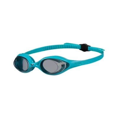 Abbildung von arena Spider Anti Fog Schwimmbrille Unisex für Erwachsene, mit UV Schutz, Selbstjustierender Nasensteg, Hypoallergene Silikon Dichtungen, Blau (Smoke Mint Black)