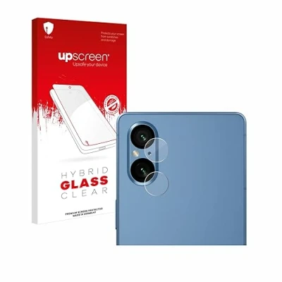 Abbildung von upscreen Schutzglas für Sony Xperia 5 V (NUR Kameraschutz) Schutzfolie, Glas Folie [Klar, 9H Panzerschutz, Anti Fingerprint]