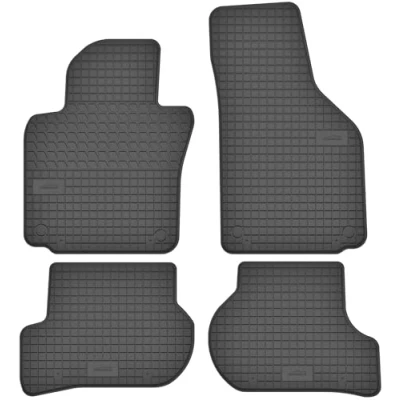 Abbildung von Gummimatten Gummi Fußmatten Satz für VW Volkswagen Golf V/VI/Jetta/Scirocco/Skoda Octavia II/Seat Altea/Toledo III Passgenau