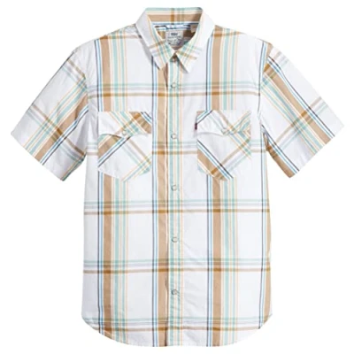 Abbildung von Levi&#039;s SS Western NEW Hemd, Herren, Größe: Medium, Waab plaid mustard