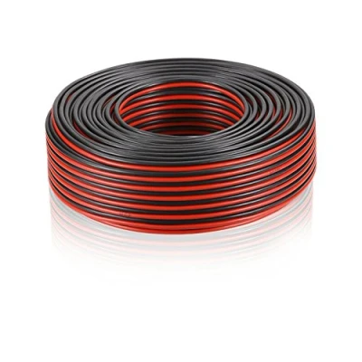 Abbildung von MANAX® Lautsprecherkabel CCA 2x1,5mm² rot/schwarz 20 m Ring