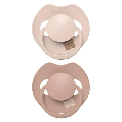 Abbildung von Difrax LOVI Dynamischer Schnuller 18+ Monate Beige &amp; Braun 2 Stück
