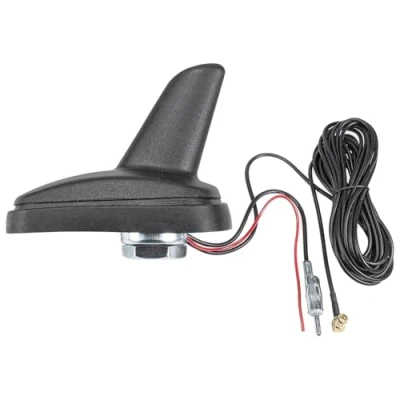 Abbildung von tomzz Audio 1000 027 Shark Design Auto Dachantenne II mit Verstärker AM/FM/GPS SMB+ DIN Anschluß