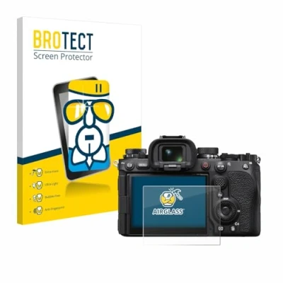 Abbildung von BROTECT Schutzglas für Sony Alpha 1 II (ILCE1M2B) Schutzfolie Panzer Folie Glas [Extrem Kratzfest 9H, Anti Fingerprint, Ultra Transparent]