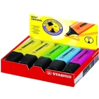 Abbildung von Stabilo Textmarker Boss Original Faltschachtel mit 10 Stiften