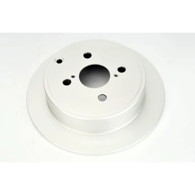Abbildung von TEXTAR 92126100 Bremsscheibe 258 9 04/07 100 voll ohne Radbefestigungsbolzen, Radnabe TOYOTA: Corolla IX Schrägheck, Kombi