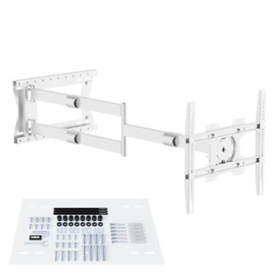 Abbildung von XTRARM TiTon 120 cm, TV Wandhalterung, drehen, rotieren, 40kg, VESA max.400x400mm weiß