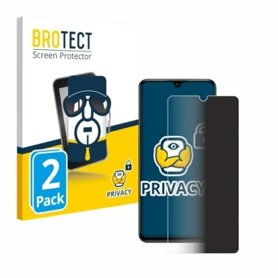 Abbildung von BROTECT (2 Stück Anti Spy Blickschutzfolie für Huawei P30 lite/New Edition Privacy Screen Protector [Displayschutz, Sichtschutz, Blaulichtfilter]
