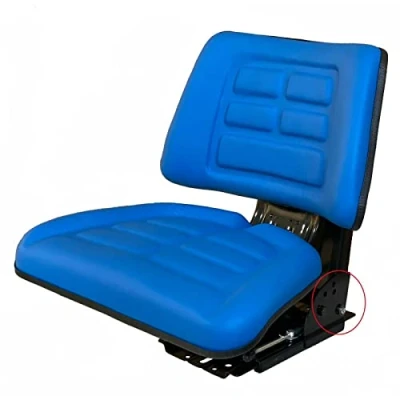 Abbildung von Schleppersitz Traktorsitz Sitz Universal Treckersitz, Verschiedene Traktormodell (Ohne Armlehne, Blau)