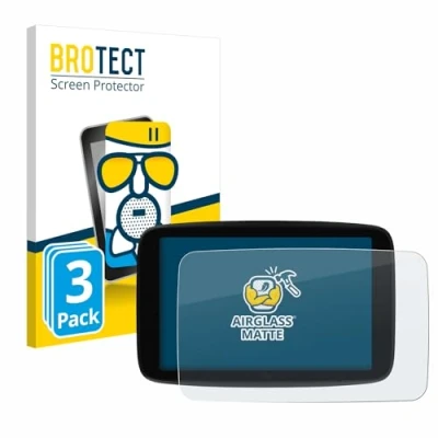 Abbildung von BROTECT Entspiegelungs Schutzglas für TomTom GO Superior 7&quot; (3 Stück) Schutzfolie Panzer Folie Glas Matt [Extrem Kratzfest 9H, Anti Reflex]
