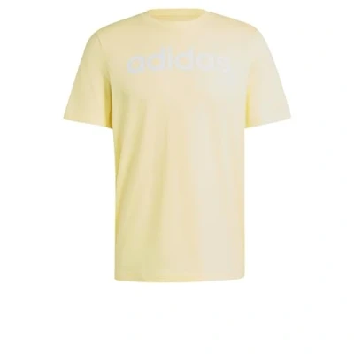 Abbildung von adidas Sportswear Essentials Single Linear LOGO Tshirt print, Herren, Größe: XS, Almost yellow
