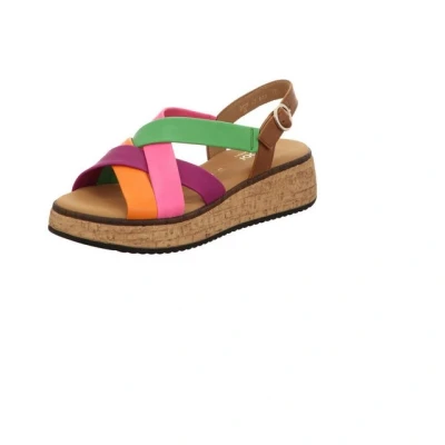 Abbildung von Gabor Comfort Plateausandalette, Damen, Größe: 40, Carot/pink/gre/cam Schuhe