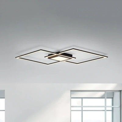 Abbildung von JUST LIGHT Deckenleuchte ASMIN, LED fest integriert, Warmweiß, LED, separat steuerbar (Schalter), (Schalter)