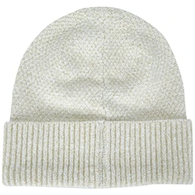 Abbildung von ONLY Damen Onlanelise Life Knit Lurex Cc Beanie Hat, Cloud Dancer/Detail:GOLD LUREX, Einheitsgröße EU