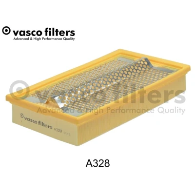 Abbildung von DAVID VASCO A328 Luftfilter 50 171 289 rechteckig Filtereinsatz mit integriertem Gitter MERCEDES BENZ: W124 Limousine, 190, T modell