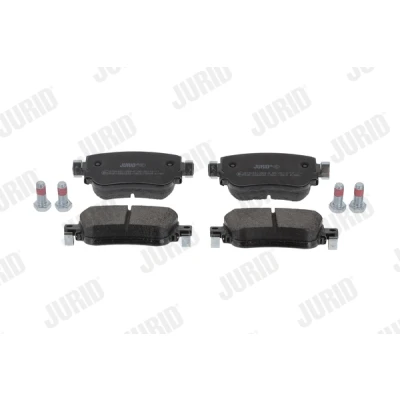Abbildung von JURID 573603J Bremsbelagsatz nicht für Verschleißwarnanzeiger vorbereitet VOLKSWAGEN: CADDY 4 Kombi, Sharan II, SKODA: Octavia 3 Combi