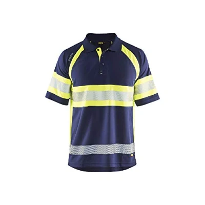 Abbildung von Blakläder Polo Shirt in der Größe XL, hochwertig, besonders feuchtigkeitsbeständig, Marineblau/Gelb, 333810518933