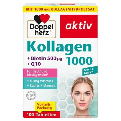 Abbildung von Doppelherz Kollagen 1000 + Biotin Q10 100 St