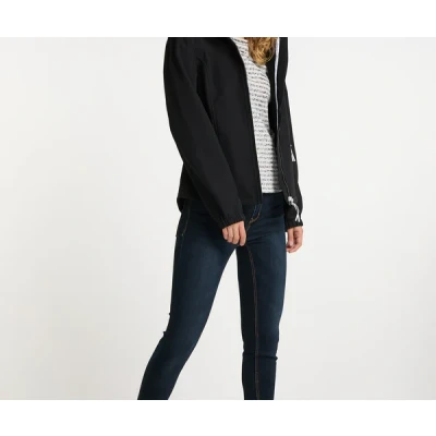 Abbildung von DREIMASTER Maritim Damen Softshelljacke XL / Schwarz 94% Polyester 6% Elasthan
