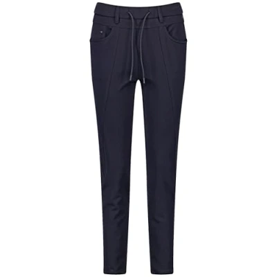 Abbildung von Gerry Weber Freizeit VERKÜRZT LÄSSIGE KA꞉JA Stoffhose, Damen, Größe: 42, Navy