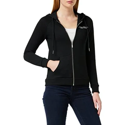 Abbildung von Armani Exchange Felpa Sweatjacke, Damen, Größe: XS, Black