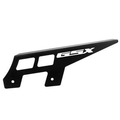 Abbildung von kompatibel mit: Suzuki GSX 600 F BJ 1990 07 / 750 2006 1100 96 Kettenschutz Kettenabschirmung Logo schwarz IBEX