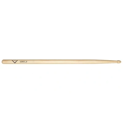 Abbildung von Vater Drumsticks VHP1AW = Power 1A American Hickory Series Eichelholzspitze