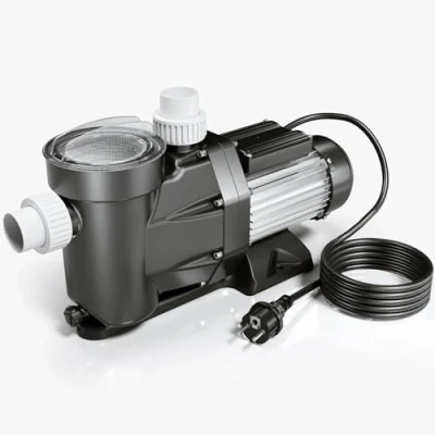 Abbildung von WilTec Poolpumpe 19200 l/h 750 W Schwimmbadpumpe Filterpumpe Umwälzpumpe
