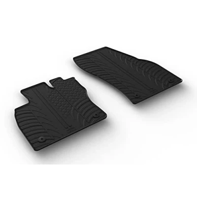 Abbildung von Gledring 0658 Fußmattensatz Gummi vorne 2 schwarz 750mm 550mm VW: Caddy V Kastenwagen (SBA, SBH) 2.0 TDI BMT, 1.5 TSi EVO, BMT 4motion