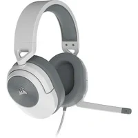 Abbildung von CORSAIR HS55 Surround Leichtes Kabelgebundenes Multiplattform Gaming Headset Dolby 7.1 Sound iCUE Kompatibel PC, Mac, PS5, PS4, Xbox, Nintendo Switch, Mobile Weiß