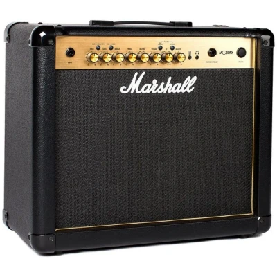 Abbildung von Marshall MG30GFX Black &amp; Gold Transistor Combo Verstärker für E Gitarre