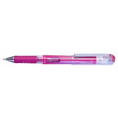 Abbildung von Pentel K230 MBO Hybrid Gel metallic Grip DX Tintenroller mit pigmentierter Tinte, 12 er Packung, rot